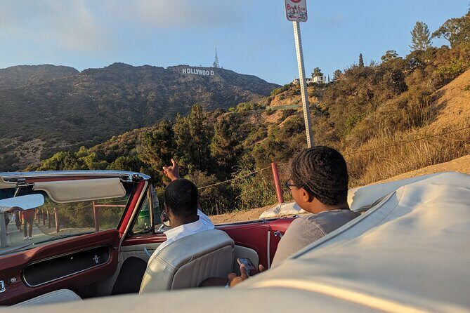 Private Tour Downtown to the Hollywood Sign in a 1965 Mustang - Key Points