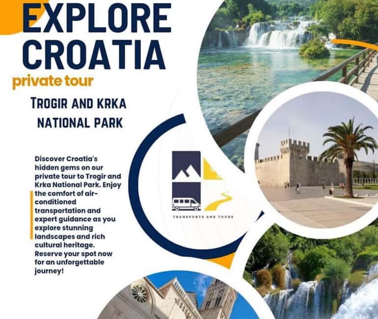 Private tour from Split area: Trogir and Krka National Park - The Itinerary: What You Can Expect