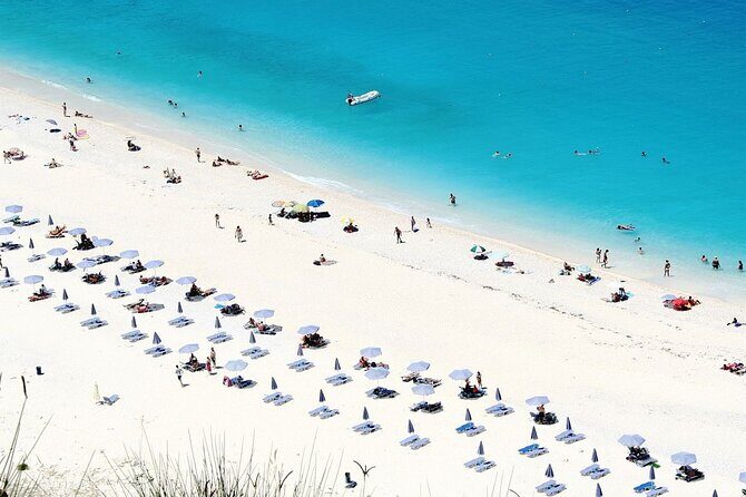 Private Tour in Melissani Cave and Myrtos Beach Swim Stop - Stop 1: Myrtos Beach – Sun, Sand, and Spectacular Views