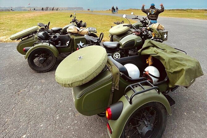 Private tour of 2 hour to 7 hours by sidecar on the D-Day beaches - A Closer Look at the Normandy Sidecar Tour