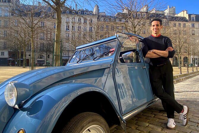 Private Tour of Paris in a convertible citroën 2CV - Experience the Charm of Paris in a Vintage Citroën 2CV