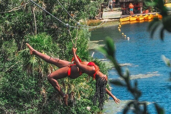 Private Tour Tankah 3 Zip Lines 3 Cenotes Canoe Snorkel Community - FAQ