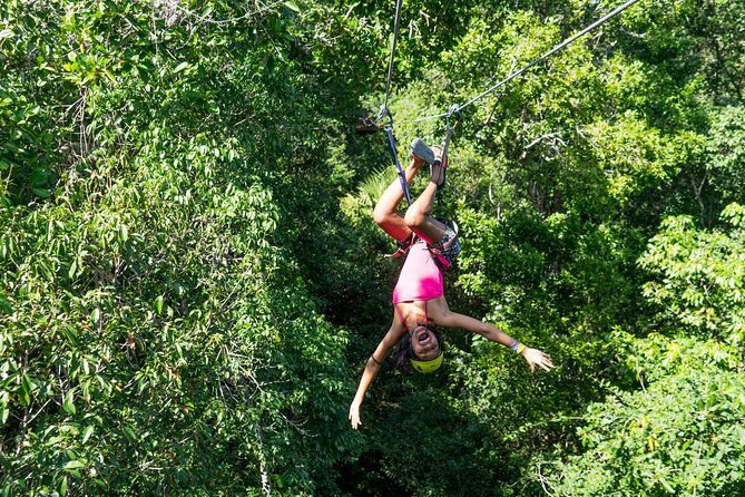 Private Tour with 3 Cenotes + 5 Zip-lines + Mayan Lunch - Snorkeling at Puerto Morelos