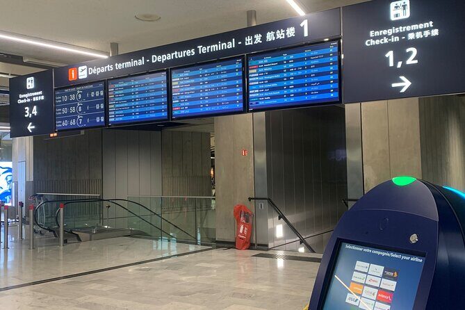 Private Transfer from CDG Airport to Paris - Vice Versa - One way - Key Points