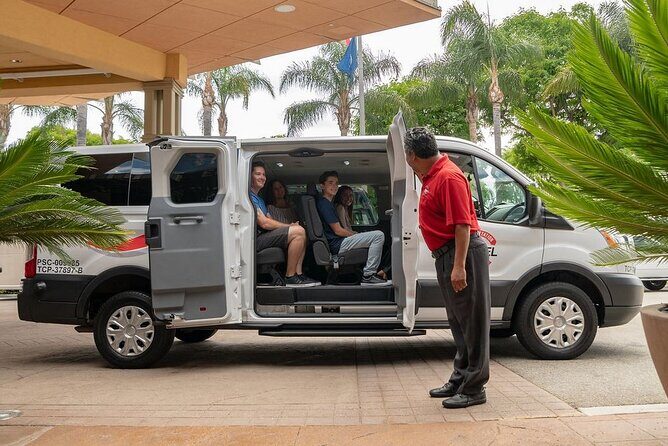 Private Van transfer: Long Beach & San Pedro Cruise Terminals to LGB airport - Key Points