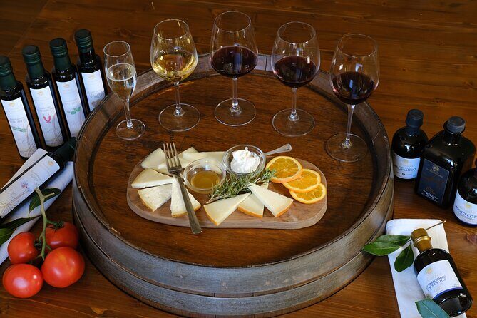 Private wine, Extra Virgin Olive Oils & Cheese Tasting - Introduction to the Experience