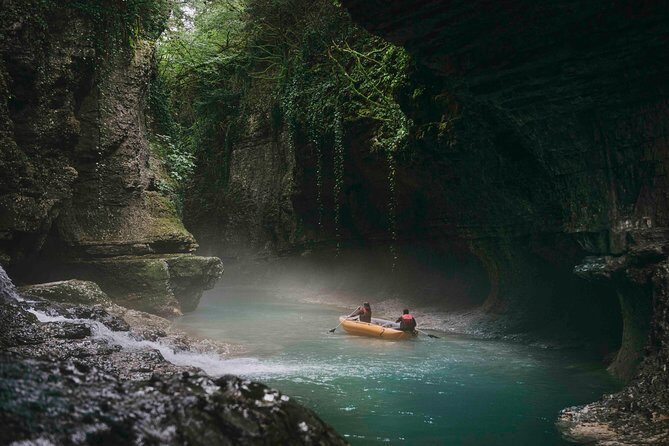 Prometheus cave, Martvili canyon, Okatse waterfall and Lomina lake from Kutaisi - Exploring Prometheus Cave: A subterranean wonderland
