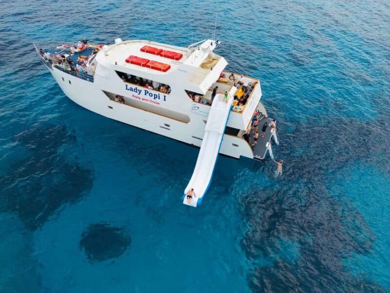 Protaras: LADY POPI Sea Cruise: Turtles, Caves & Water Slide - A Deeper Look at the Lady Popi Sea Cruise Experience