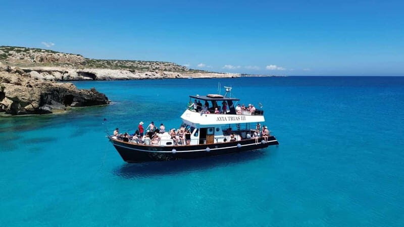 Protaras: Luxury Blue Lagoon Cruise / 3H, 2 Swim Stops - The Value Proposition