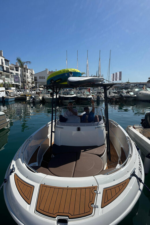 Puerto Banús: Private Cruise with Dolphins & Wakeboard - FAQ