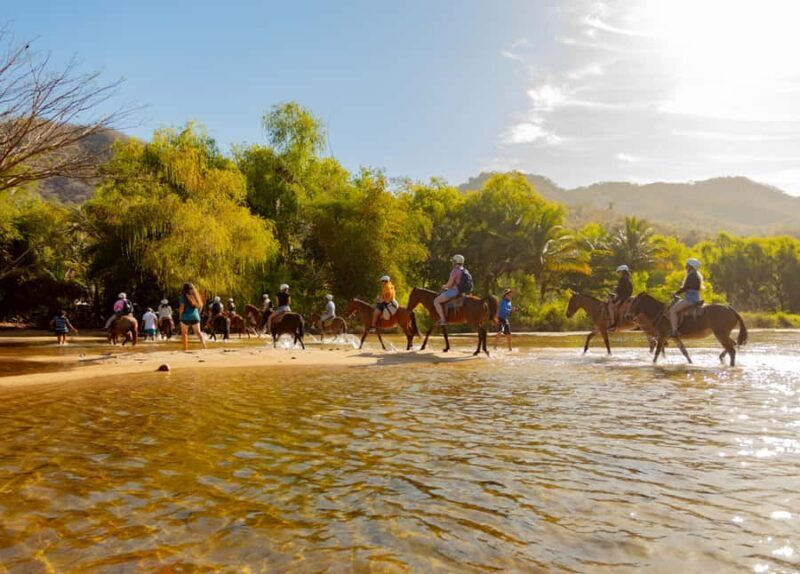 Puerto Vallarta: Boat Tour with Beach Stops & Horseback Ride - Key Points