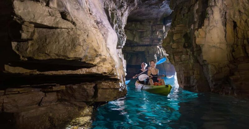 Pula: Cave and Islands Kayak Tour, Snorkeling and Drinks - Key Points