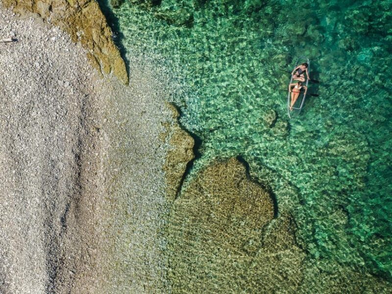 Pula: Clear Kayak Tour to Canyon, Island Cliffs & small Cave - The Sum Up