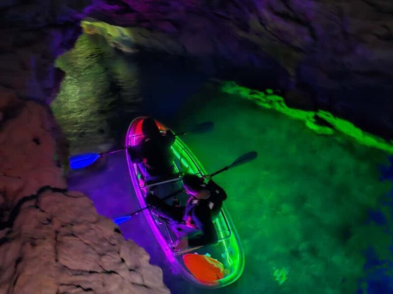 Pula: Istria Cave LED Illuminated Kayak Tour by Night - Key Points