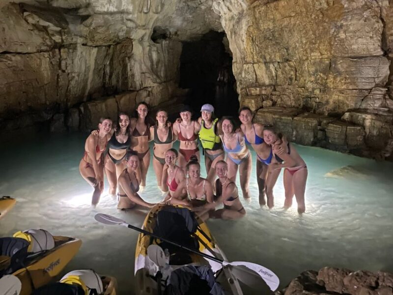 Pula: Sea Kayak Tour with Cave, Snorkeling and Cliff Jumping - Key Points