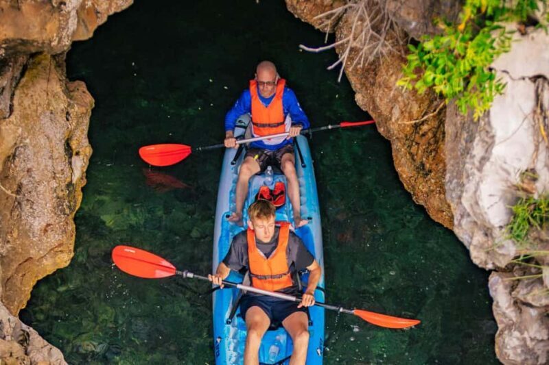 Pula: Three Island Kayak Tour with Cave Photo & Snorkeling - Key Points