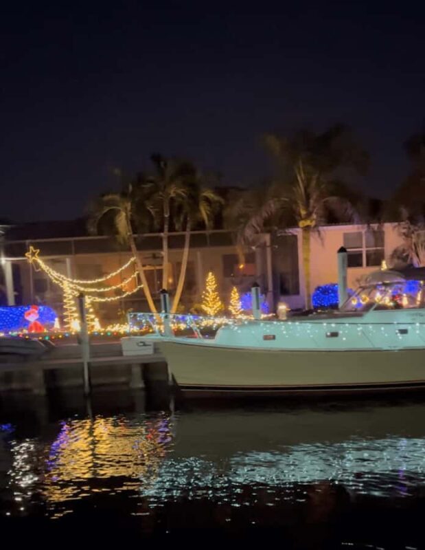 Punta Gorda: Holiday Lights Tiki Boat Cruise - Key Points