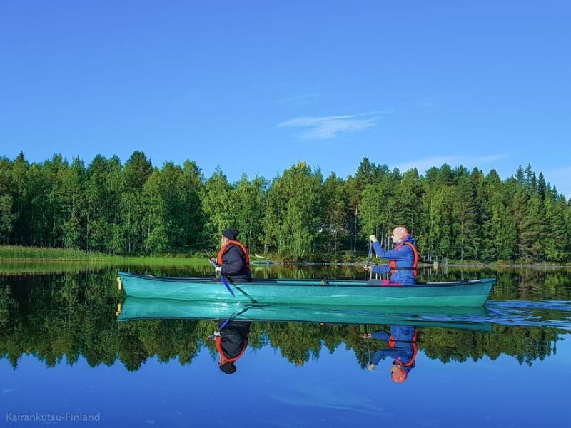 Pyhätunturi: Easy Canoe Trip on Lake Pyhäjärvi - The Feel of Paddling in Lapland