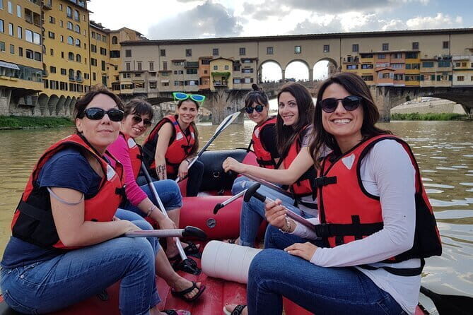 Rafting on the Arno River in Florence under the Arches of Pontevecchio - What to Expect from the Florence River Rafting Tour