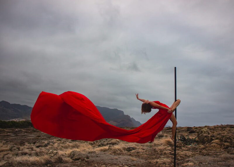 Red Flying Dress Photoshoot & Drone Video in Madeira - A Closer Look at the Experience