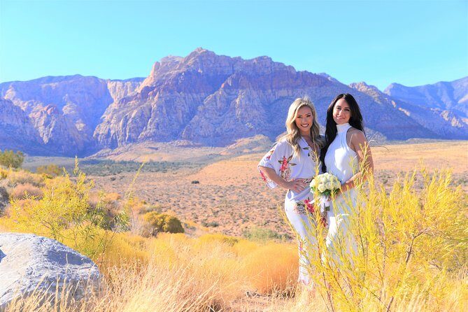 Red Rock Canyon Wedding by Private Limousine - An Authentic Wedding Experience Amidst Breathtaking Scenery