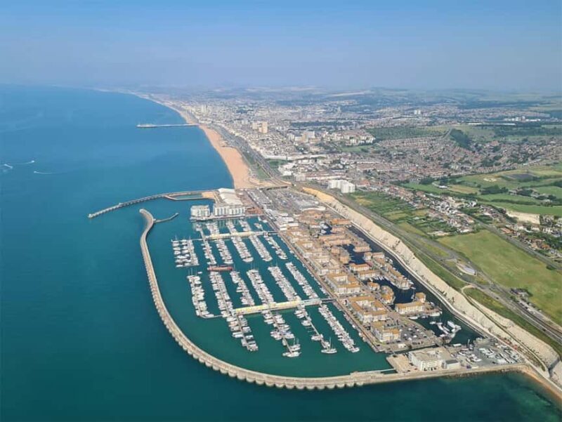 Redhill: 1-Hour South Coast Helicopter Tour for 3 People - Key Points