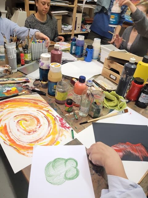 Regensburg: Intuitive painting incl. meditation - Key Points