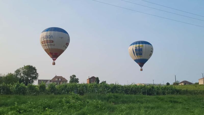 Reims (Pouillon) : Hot Air Balloon Flight with Champagne - Key Points