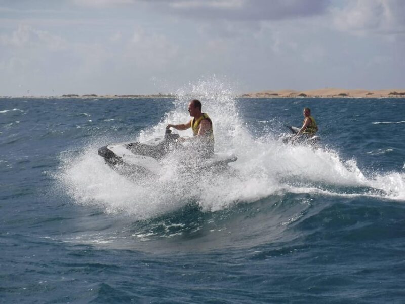 Rent e-Scooter + option Rent Jet Ski front Maspalomas Dunes - Key Points