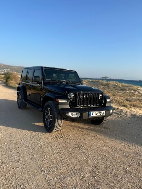 Rent Exclusive Jeep Wrangler 4x4e in Naxos - Key Points