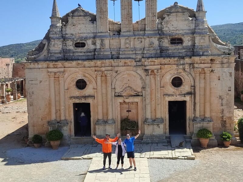 Rethymno: e-Bike tour to Arkadi monastery - The Itinerary in Detail