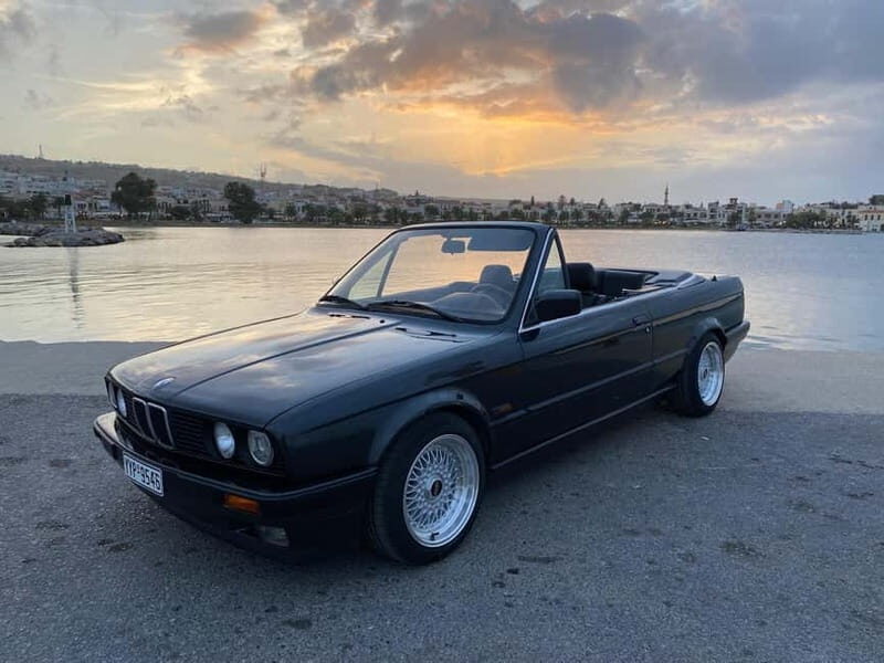Rethymno: Ride with a BMW 318i Cabrio for 12 hours - Key Points