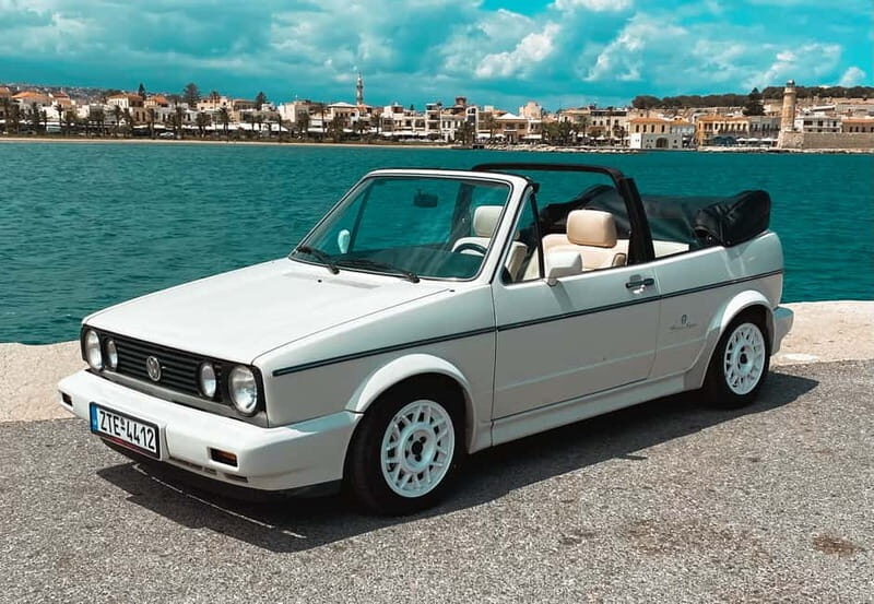 Rethymno: Ride with a Golf Gabriolet 1984 for 12 hours - A Detailed Look at the Experience