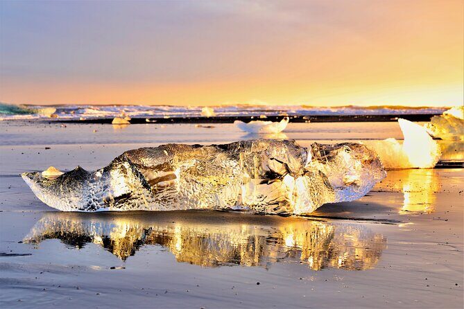 Reykjavik: Glacier Lagoon, Diamond Beach & South Coast Day Tour - Key Points
