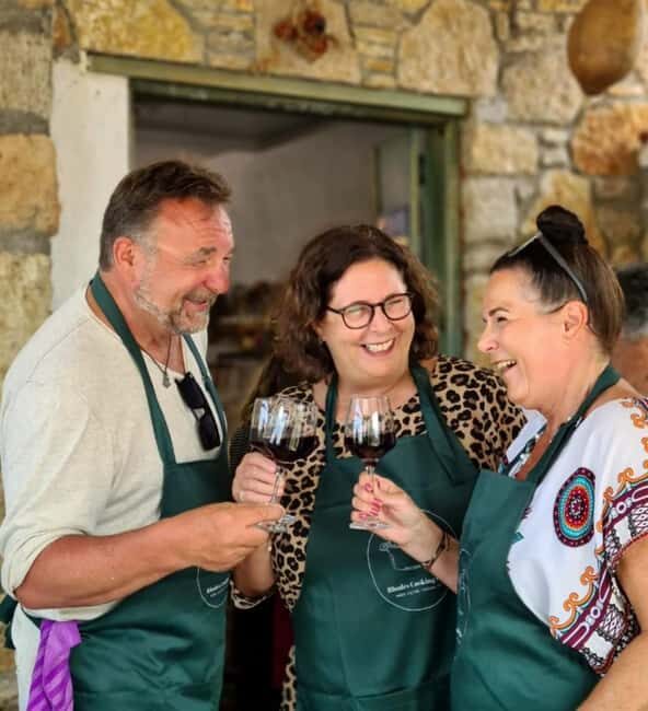 Rhodes: 1952 Farmhouse Cooking & Lunch with Unlimited Wine - An Authentic Taste of Rhodes in a Traditional Farmhouse