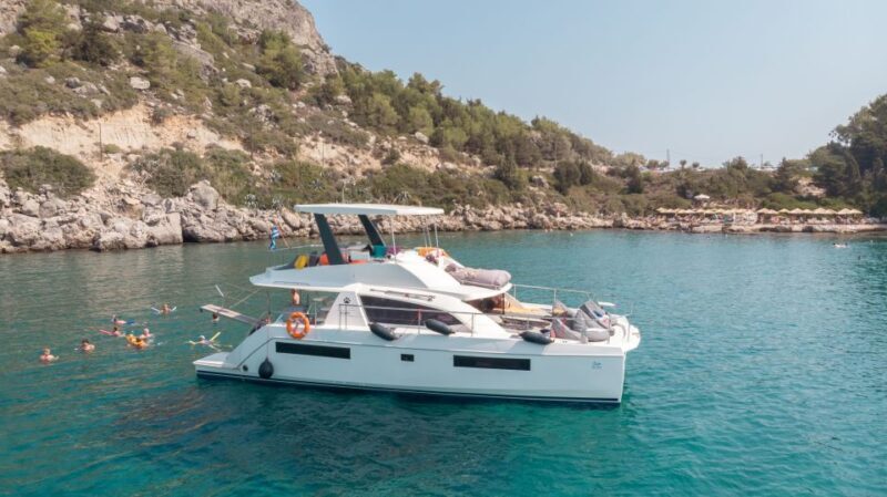 Rhodes: All-Inclusive Catamaran Cruise with Lunch and Drinks - Key Points
