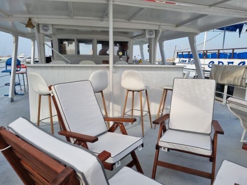 Rhodes: Bay to Bay Swim Cruise with Greek Buffet and Wine - FAQ