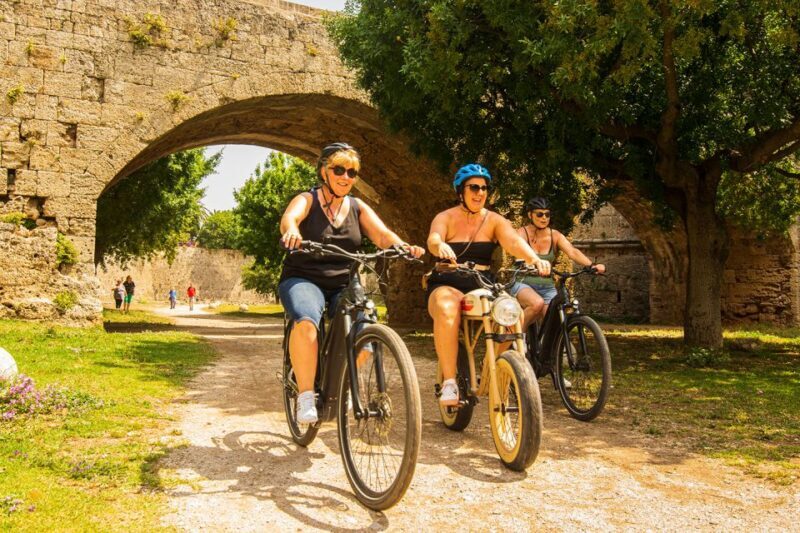 Rhodes: E-bike Highlights Sunset or Morning Photo Tour - Starting Point and First Impressions