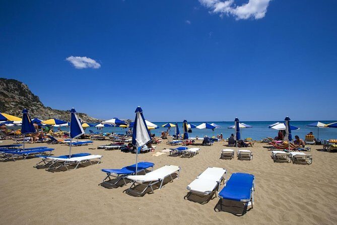Rhodes Exclusive Swim Cruise with Greek Gourmet Buffet & Drinks - Passing the Colossus of Rhodes