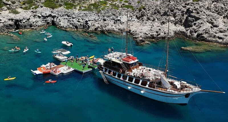 Rhodes: Gulet Trip with Food, Drinks, SUP, Kayak & Swimming - The Food and Drinks