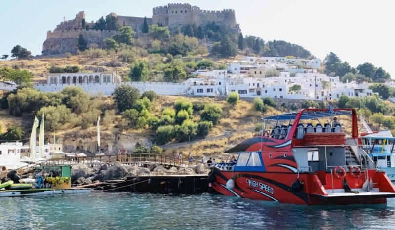 Rhodes: High Speed Boat Trip to Lindos - Key Points