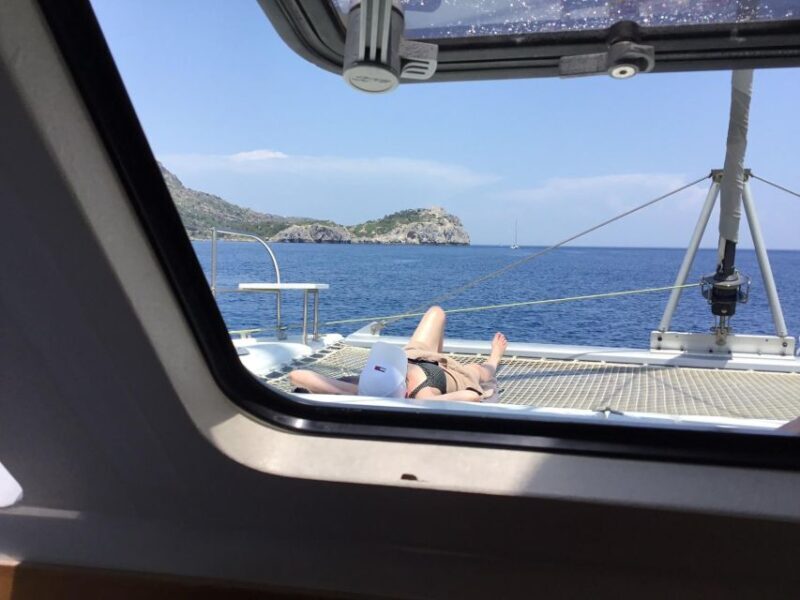 Rhodes: Sailing Catamaran Day Cruise with food and drinks - The Journey: What You Can Expect
