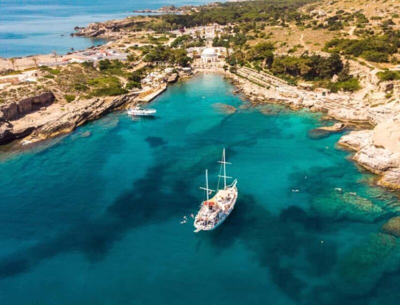 Rhodes: Sunset Cruise with Open Bar, Dinner, & Live Music - Key Points