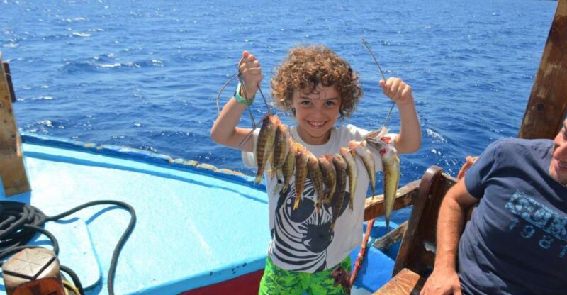 Rhodes Town: Fishing Boat Trip with Fish Meal and Swim Stops - Key Points