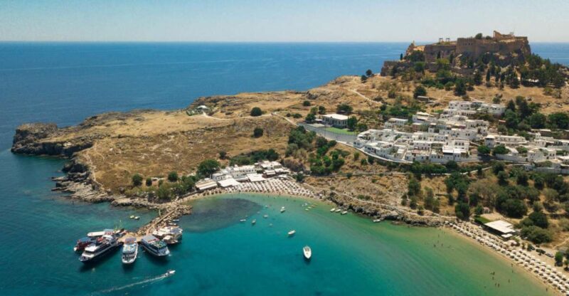 Rhodes Town: Scenic Cruise to Lindos with Swim Stops - Key Points
