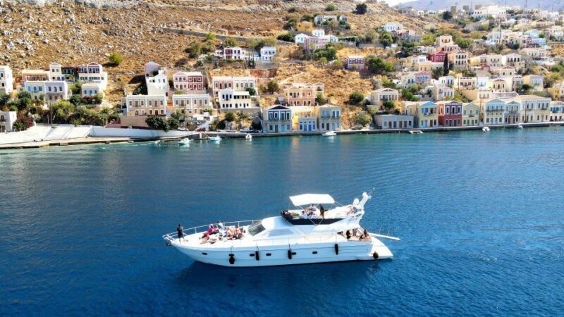Rhodes Town: Symi Full-Day Yacht Cruise with Meal & Drinks - The Charm of Symi Town