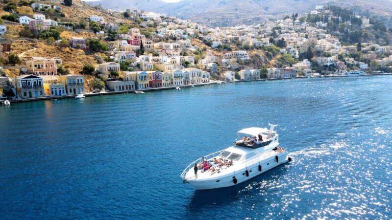 Rhodes Town: Symi Full-Day Yacht Cruise with Meal & Drinks - The Swimming Stops: St. George Bay and Seskli Island