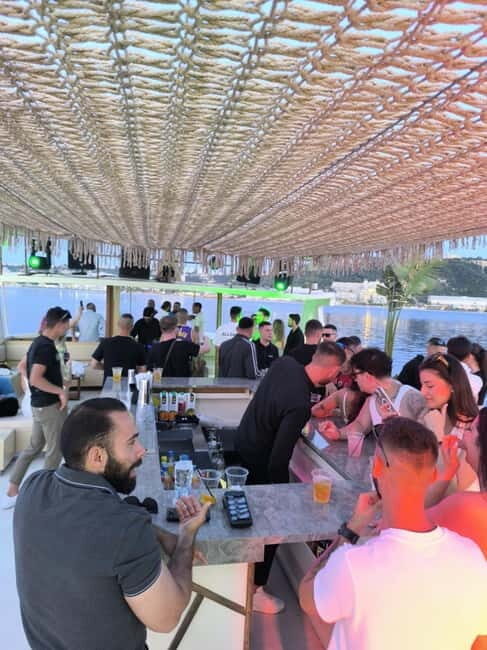 Rhodes: Weekend Sunset Live DJ Boat Party with Free Transfer - The Bar: Good Value and Wide Selection