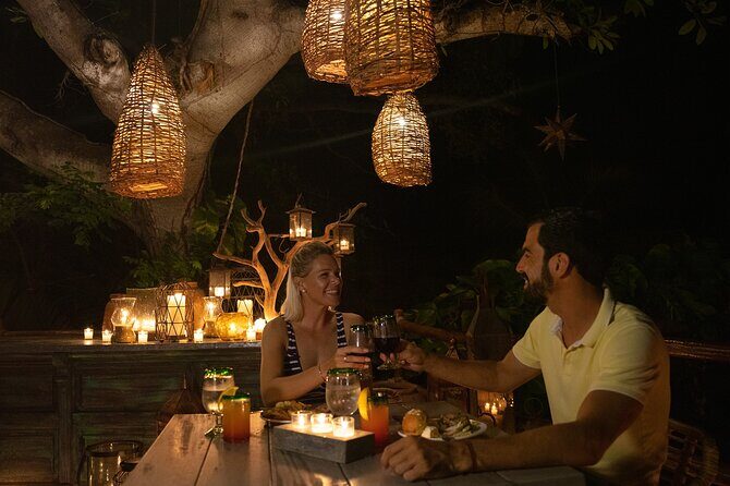 Rhythms of the night, sunset cruise, open bar & oceanfront dinner - What’s Included and What’s Not