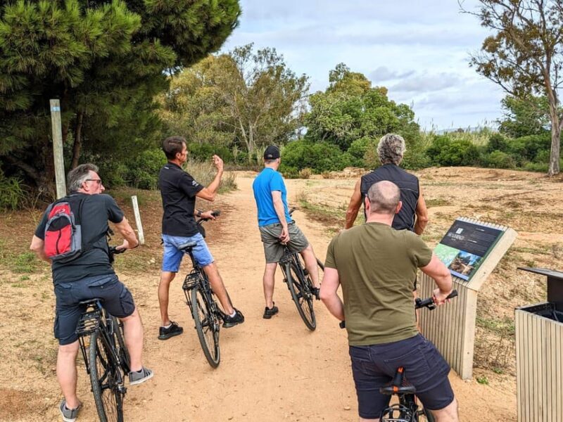 Ria Formosa: Guided Bike Tour (3h), Início na Quinta do Lago - Setting Off from Quinta do Lago
